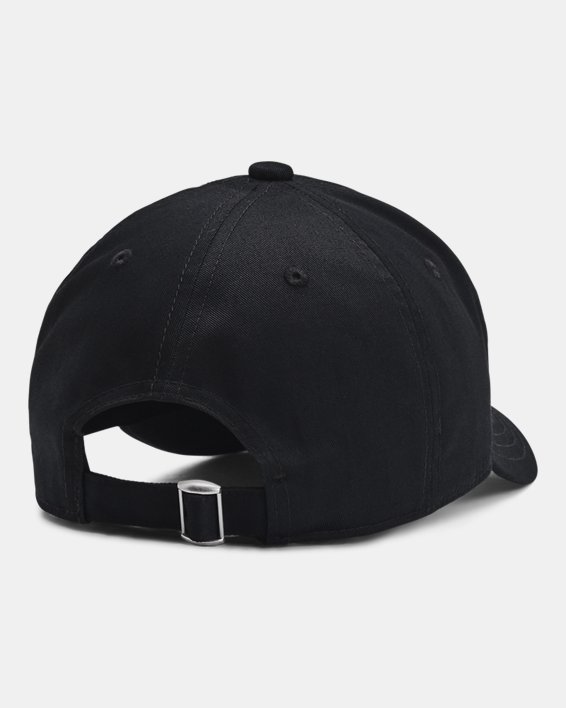 Boys' UA Branded Adjustable Cap, Black, pdpMainDesktop image number 1
